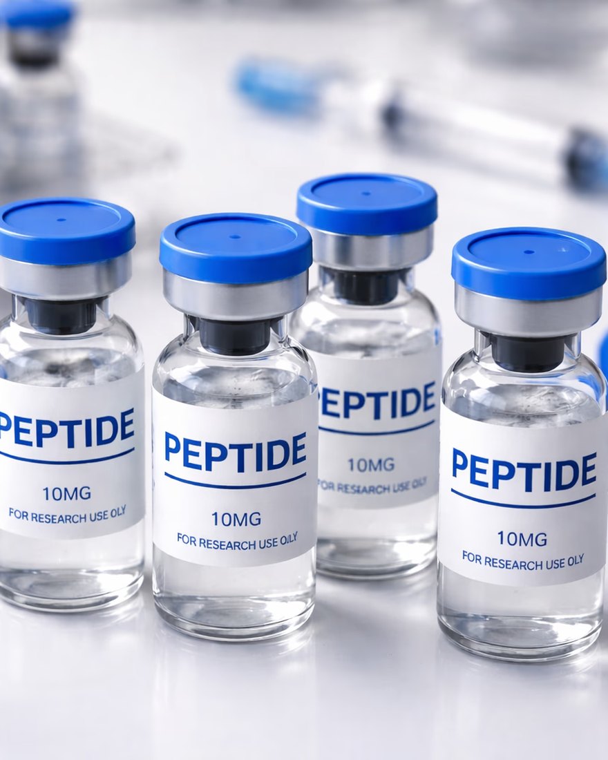 Research-use-only peptide vials for GLP-1 and GLP-3 weight-loss research