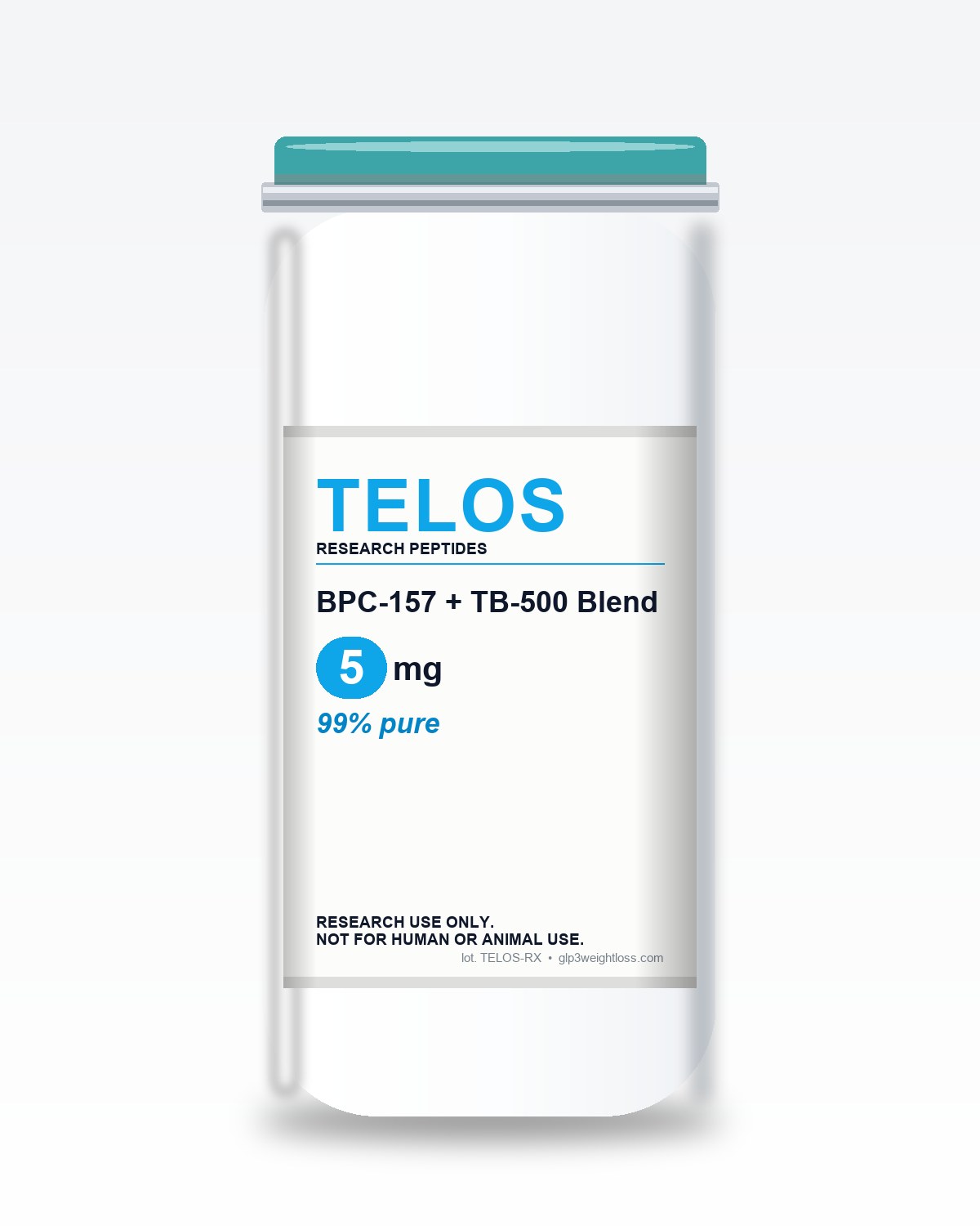 BPC-157 + TB-500 Blend 5mg research-grade vial