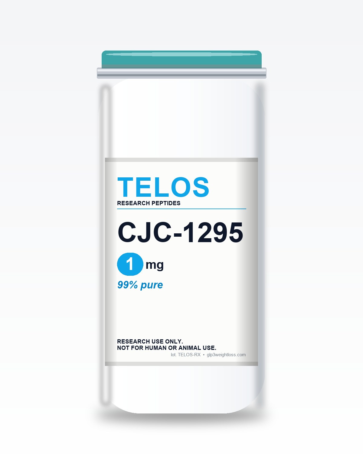 CJC-1295 1mg research-grade vial