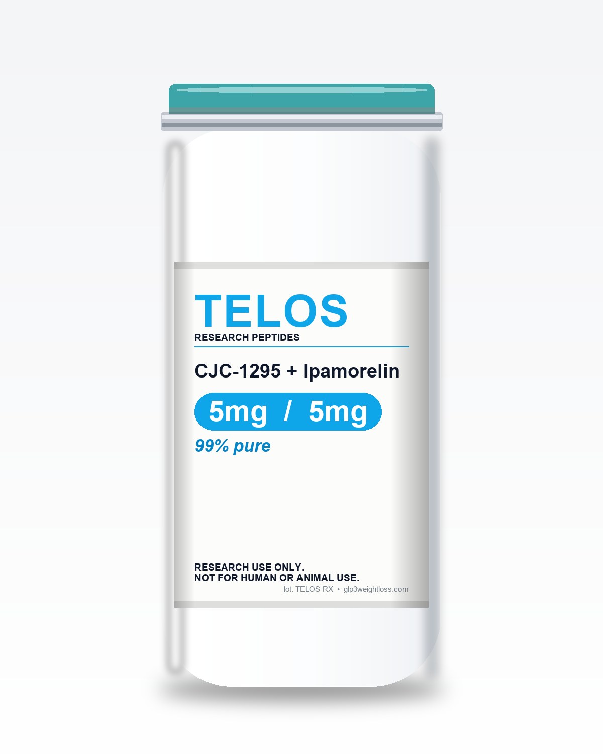 CJC-1295 + Ipamorelin 5mg / 5mg research vial